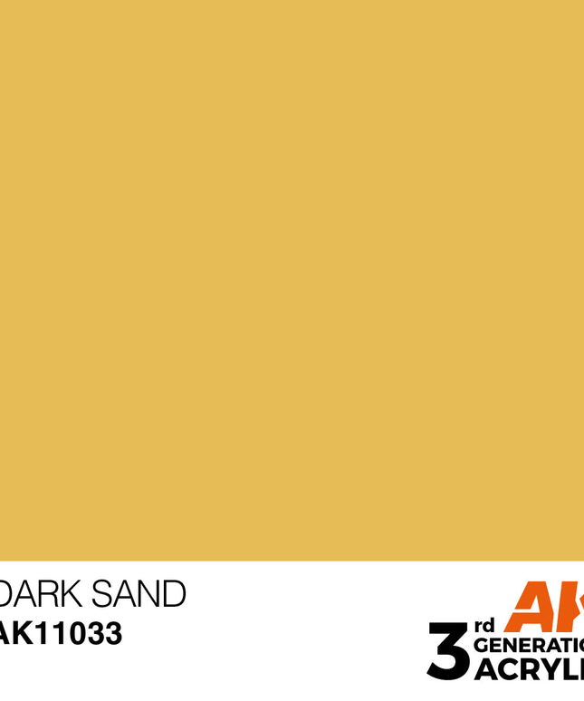 AK ACRYLIC AK11033 Dark Sand 17ml