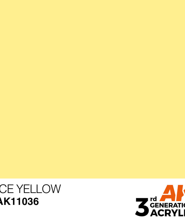 AK ACRYLIC AK11036	Ice Yellow 17ml