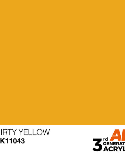AK ACRYLIC AK11043	Dirty Yellow 17ml