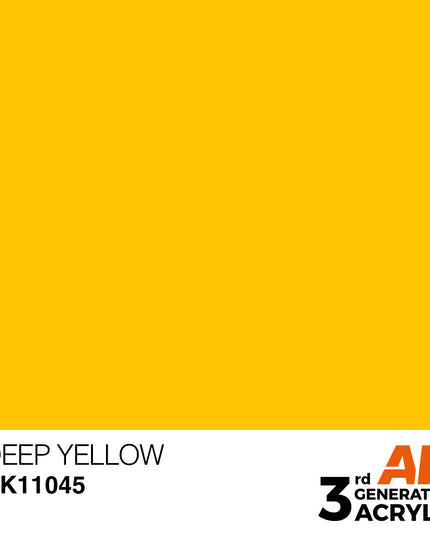 AK ACRYLIC AK11045 Deep Yellow 17ml