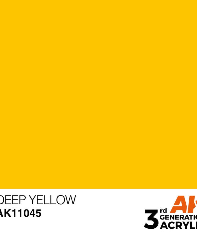 AK ACRYLIC AK11045 Deep Yellow 17ml