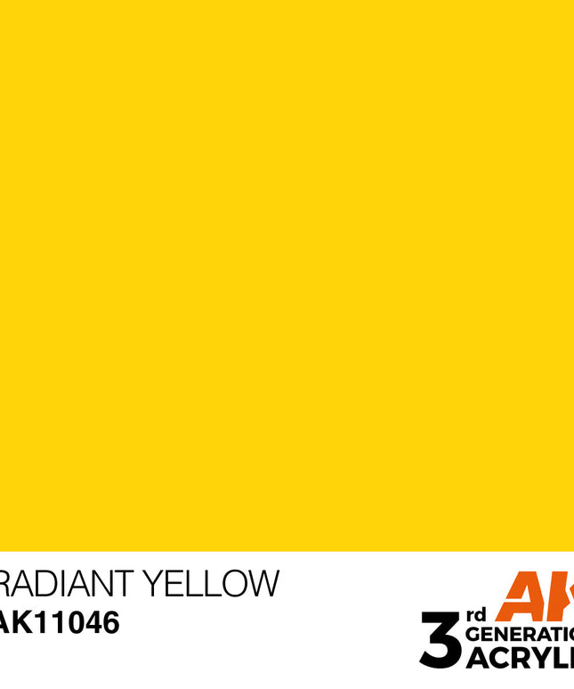 AK ACRYLIC AK11046 Radiant Yellow 17ml