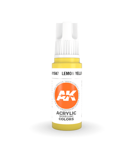 AK ACRYLIC AK11047 Lemon Yellow 17ml