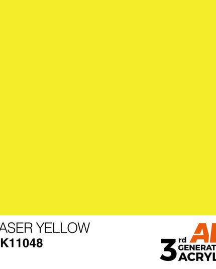 AK ACRYLIC AK11048 Laser Yellow 17ml