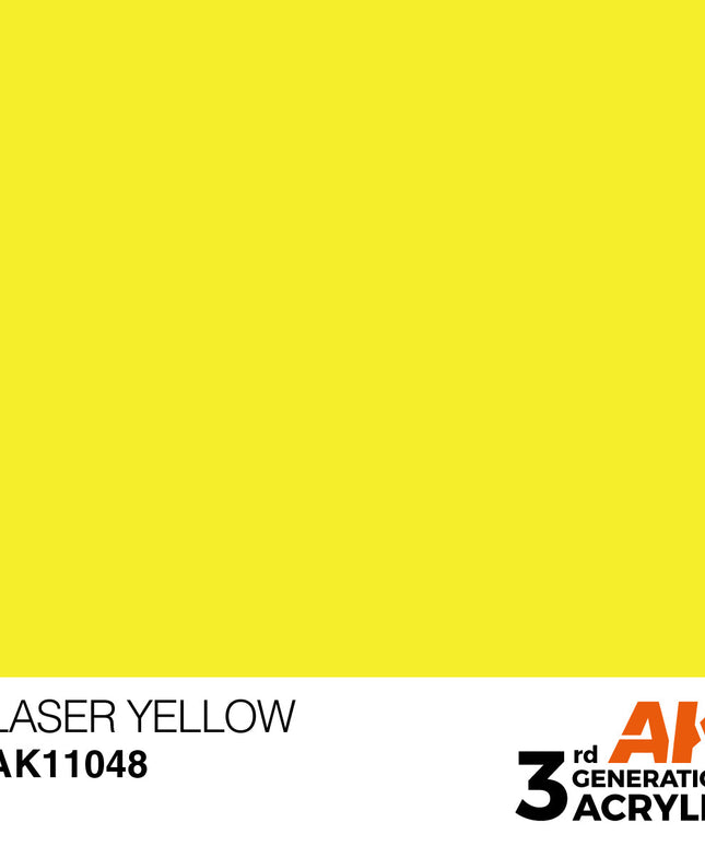 AK ACRYLIC AK11048 Laser Yellow 17ml