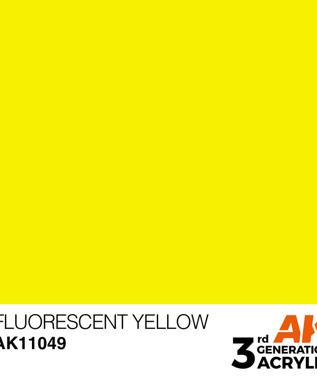 AK ACRYLIC AK11049 Fluorescent Yellow