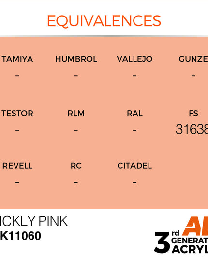 AK ACRYLIC AK11060 Sickly Pink 17ml