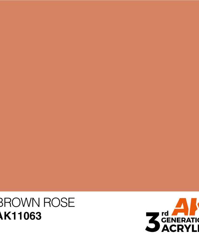AK ACRYLIC AK11063 Brown Rose 17ml