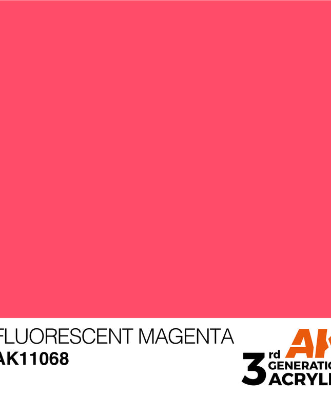 AK ACRYLIC AK11068 Fluorescent Magenta 17ml