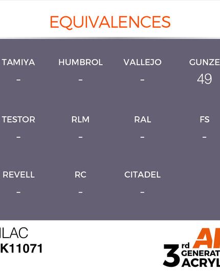 AK ACRYLIC AK11071 Lilac 17ml