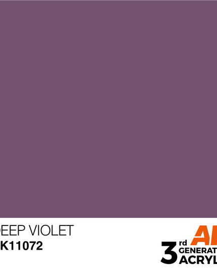 AK ACRYLIC AK11072 Deep Violet intense 17ml