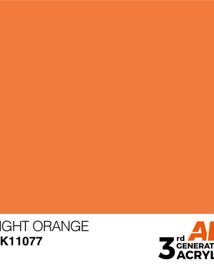 AK ACRYLIC AK11077 Light Orange 17ml