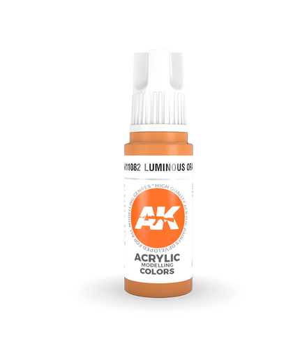 AK ACRYLIC AK11082 Luminous Orange 17ml