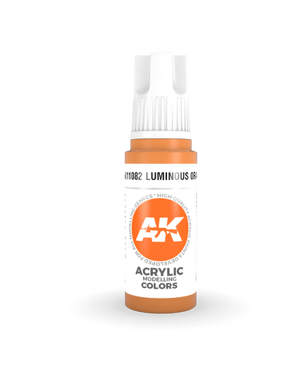 AK ACRYLIC AK11082 Luminous Orange 17ml