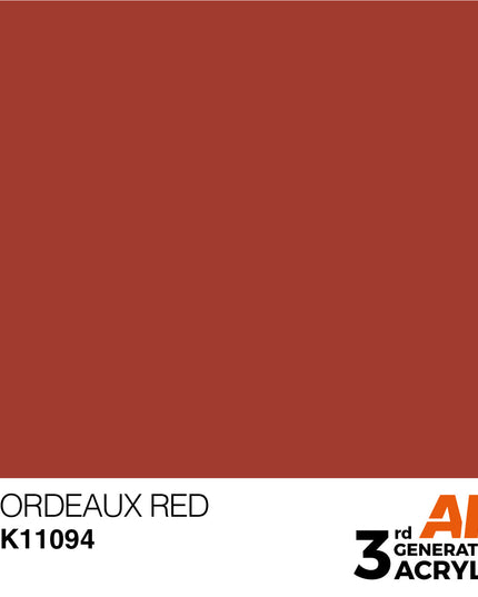 AK ACRYLIC AK11094 Bordeaux Red 17ml