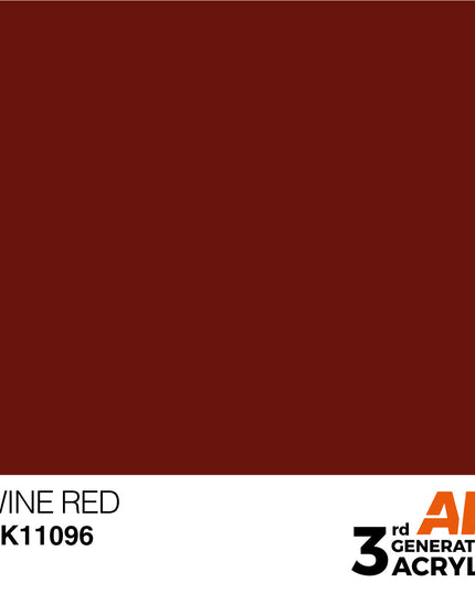 AK ACRYLIC AK11096 Wine Red 17ml