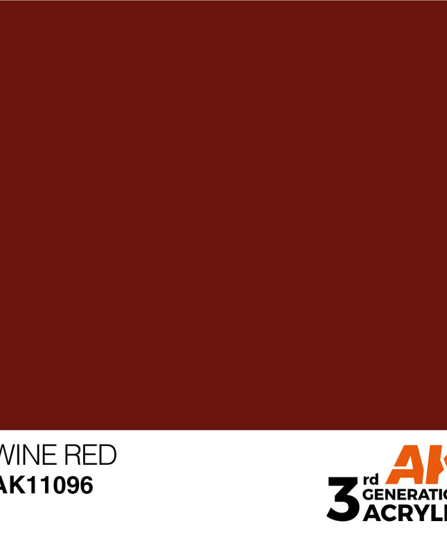 AK ACRYLIC AK11096 Wine Red 17ml