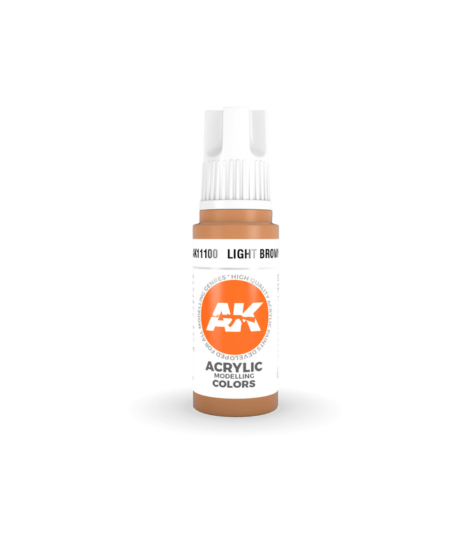 AK ACRYLIC AK11100 Light Brown 17ml