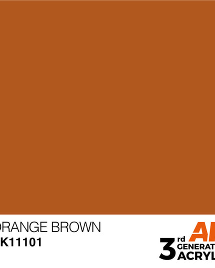 AK ACRYLIC AK11101 Orange Brown 17ml