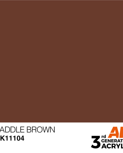 AK ACRYLIC AK11104 Saddle Brown 17ml