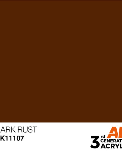 AK ACRYLIC AK11107 Dark Rust 17ml
