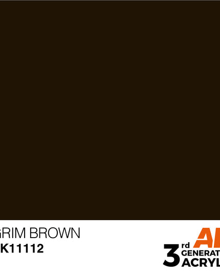 AK ACRYLIC AK11112 Grim Brown 17ml