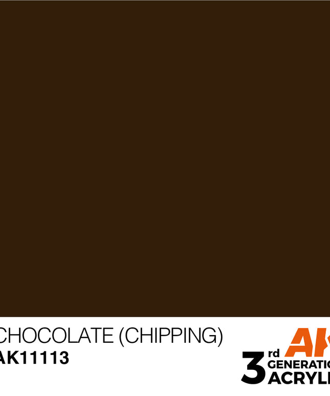 AK ACRYLIC AK11113 Chocolate (Chipping) 17ml