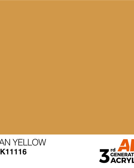 AK ACRYLIC AK11116 Tan Yellow 17ml