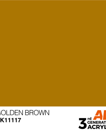 AK ACRYLIC AK11117 Golden Brown 17ml