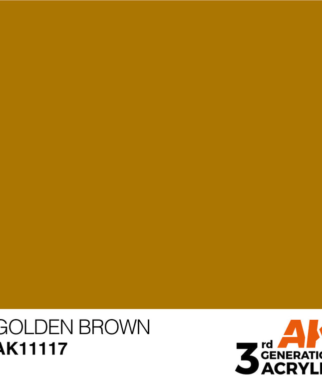 AK ACRYLIC AK11117 Golden Brown 17ml