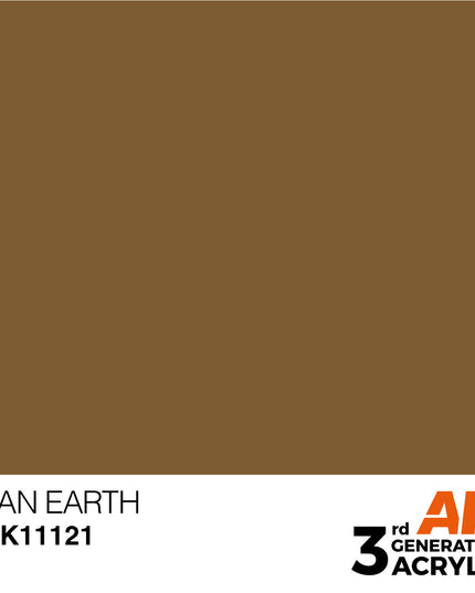 AK ACRYLIC AK11121 Tan Earth 17ml