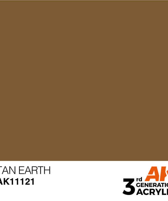 AK ACRYLIC AK11121 Tan Earth 17ml