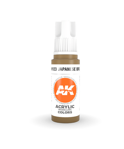 AK ACRYLIC AK11123 Japanese Brown 17ml