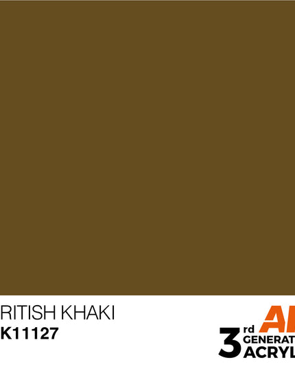 AK ACRYLIC AK11127 British Khaki 17ml