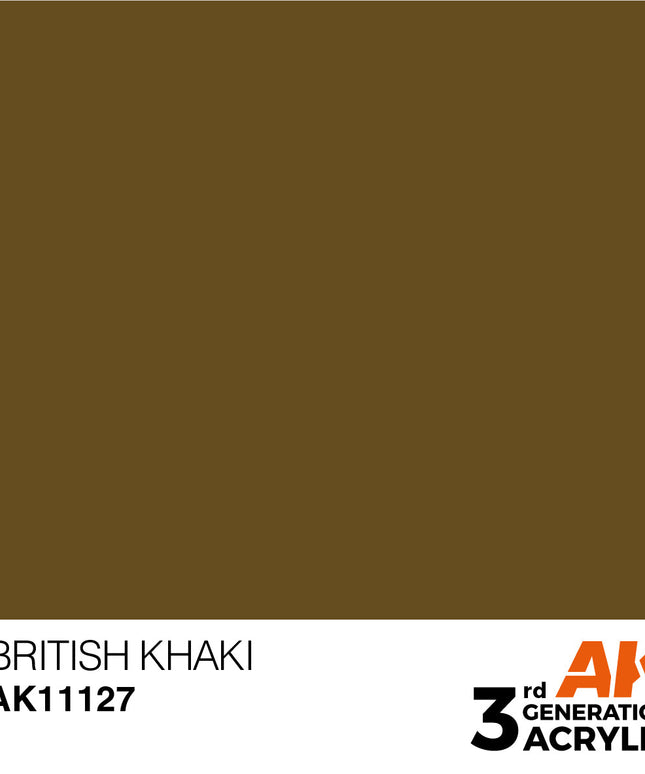 AK ACRYLIC AK11127 British Khaki 17ml