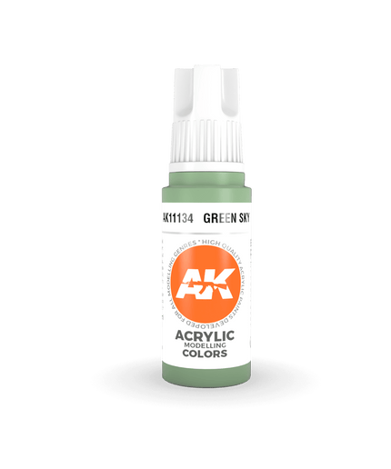 AK ACRYLIC AK11134 Green Sky 17ml