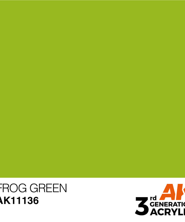 AK ACRYLIC AK11136 Frog Green 17ml