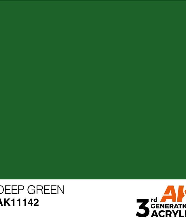 AK ACRYLIC AK11142 Deep Green intense 17ml