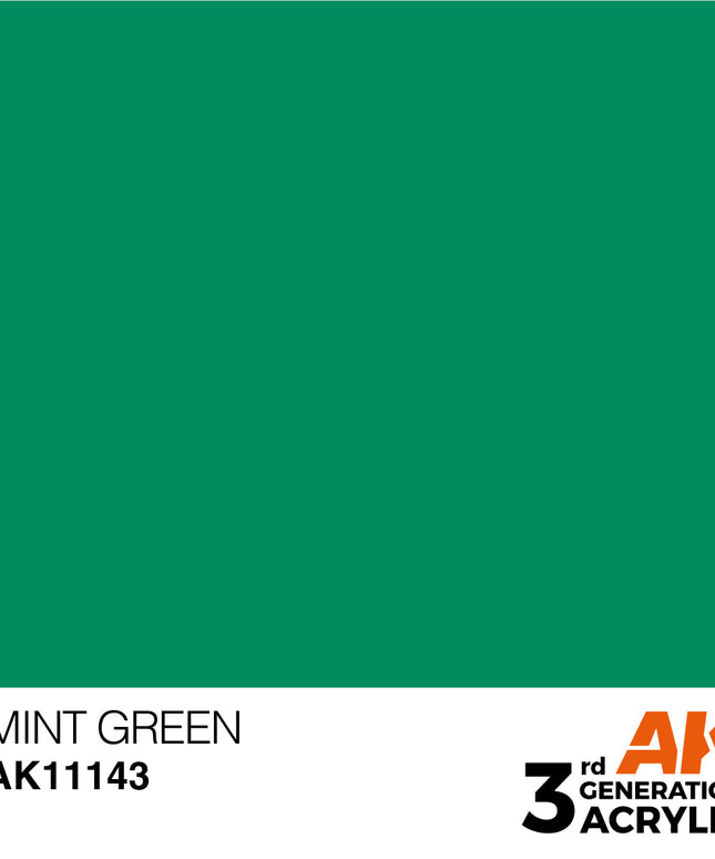 AK ACRYLIC AK11143 Mint Green 17ml