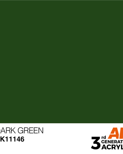 AK ACRYLIC AK11146 Dark Green 17ml