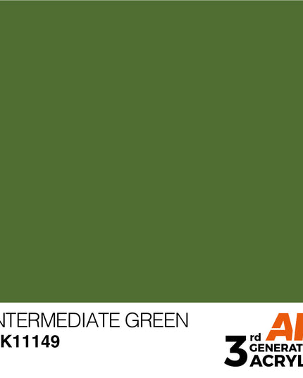 AK ACRYLIC AK11149 INTERMEDIATE GREEN 17ml