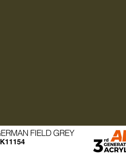 AK ACRYLIC AK11154 German Field Grey 17ml