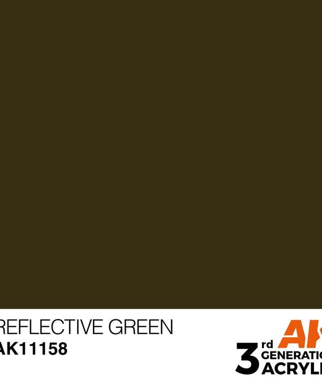 AK ACRYLIC AK11158 Reflective Green 17ml
