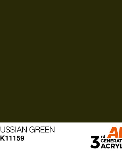 AK ACRYLIC AK11159 Russian Green 17ml
