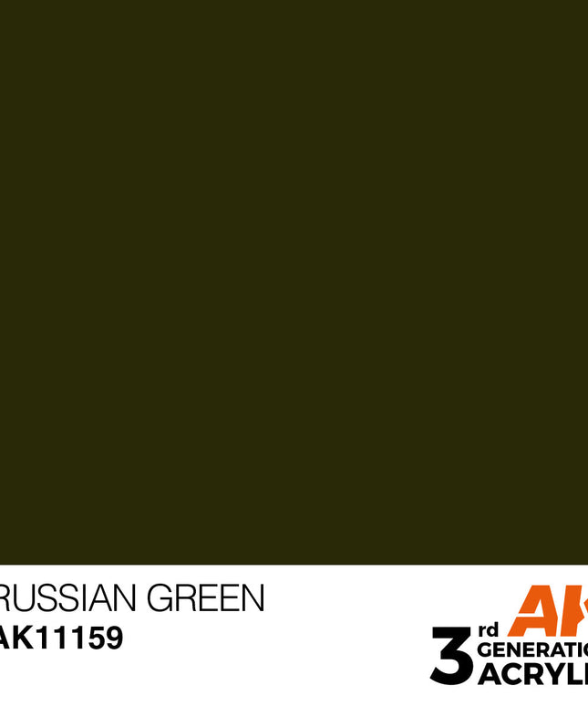 AK ACRYLIC AK11159 Russian Green 17ml