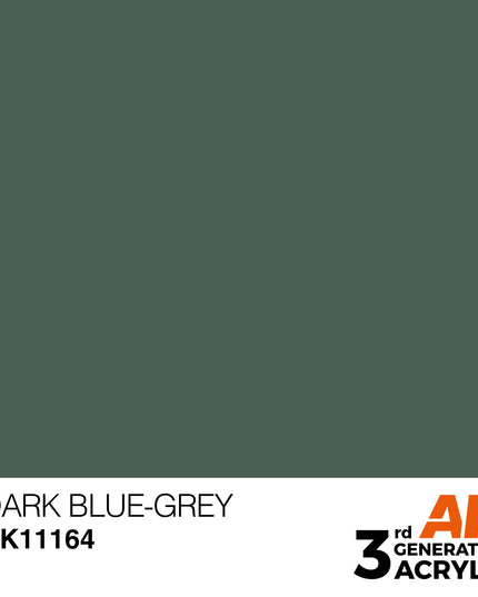 AK ACRYLIC AK11164 Dark Blue-Grey 17ml