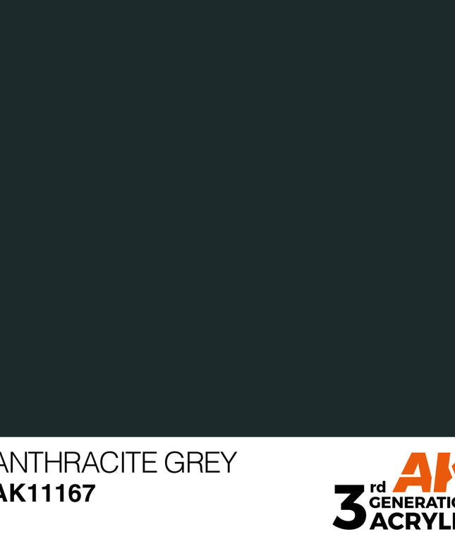 AK ACRYLIC AK11167 Anthracite Grey 17ml