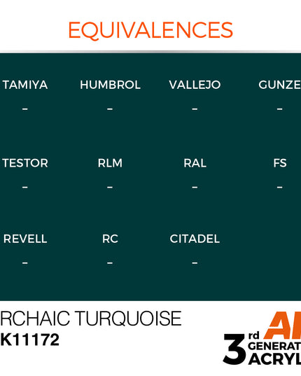 AK ACRYLIC AK11172 Archaic Turquoise 17ml