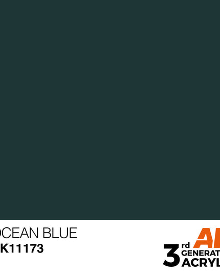 AK ACRYLIC AK11173 Ocean Blue 17ml