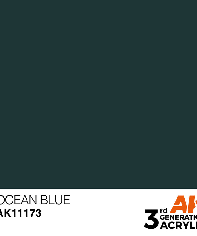 AK ACRYLIC AK11173 Ocean Blue 17ml